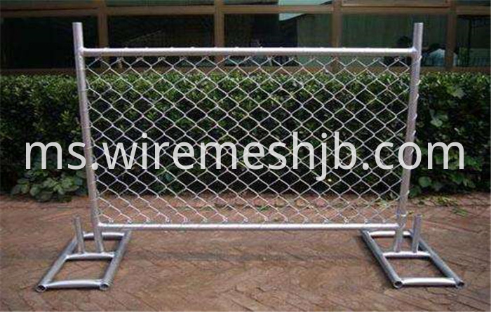 Temporary Mesh Fence